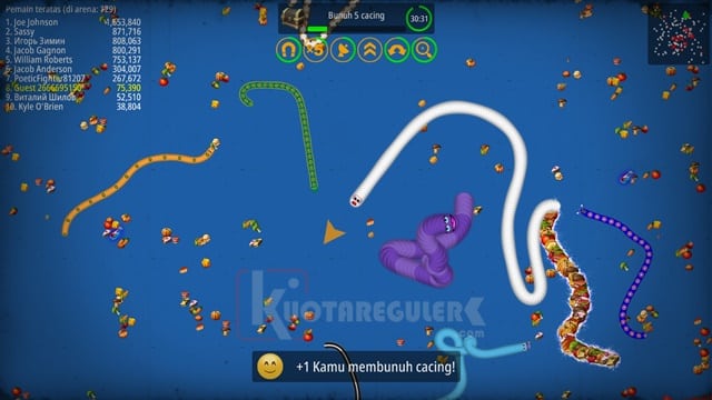 Cara Cheat Worms Zone Cacing Super Terbaru