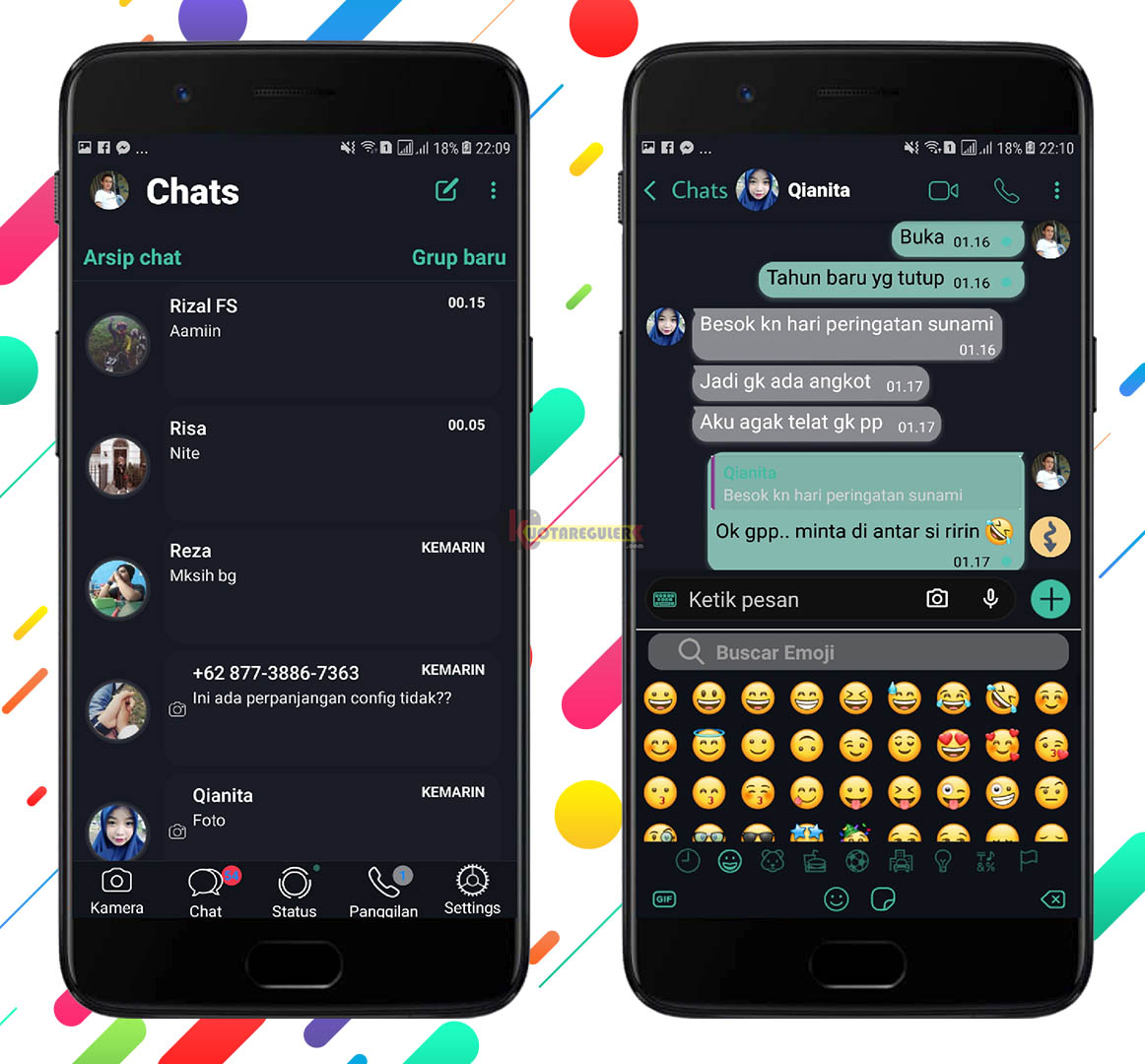 14+ Tema iOS XML Untuk RC WhatsApp Terbaru 2019 